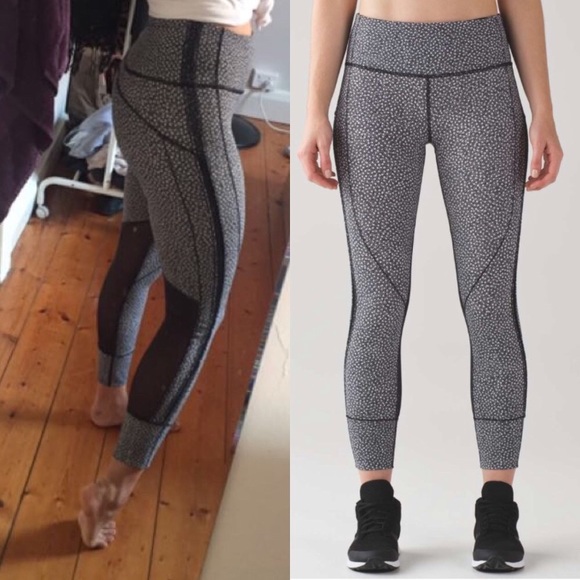 NWT💕Hit It Mesh Panel Reflective Running Leggings - Picture 5 of 8